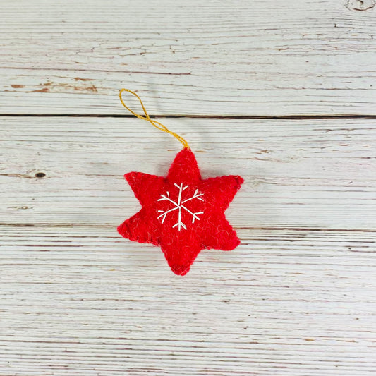 Holiday ornament - Red Star