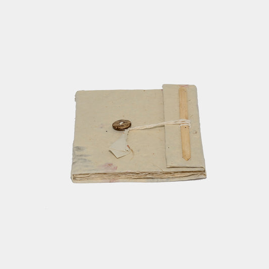 Handmade Paper Notebook - Flower Paper