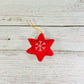 Holiday ornament - Red Star