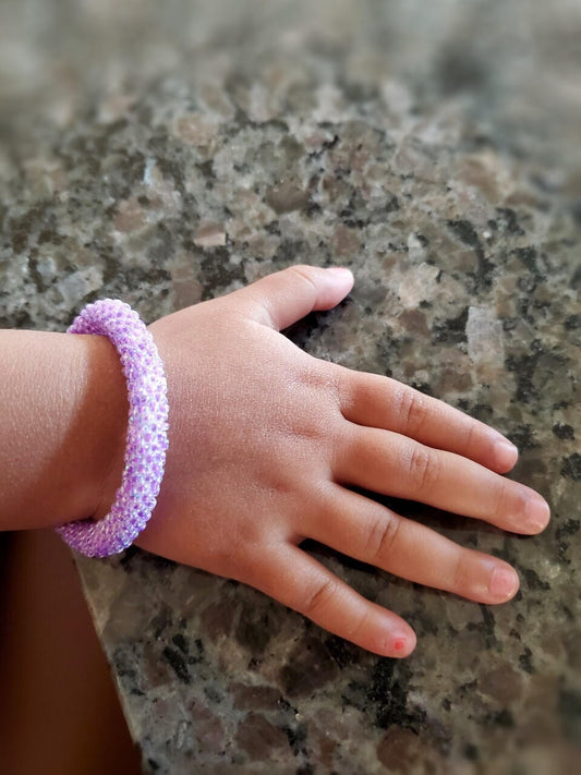 Glazed Purple Kids' Bracelet