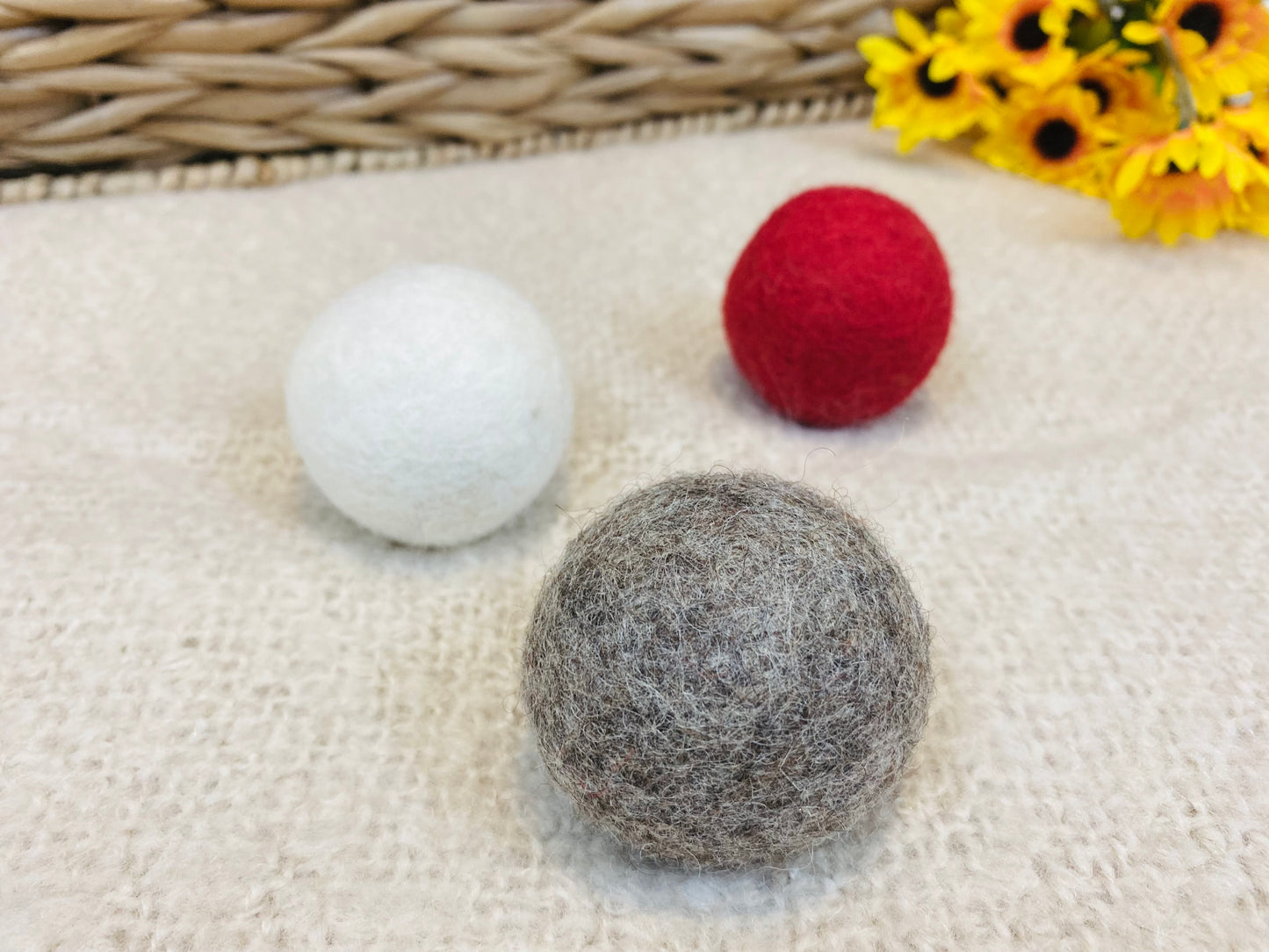 Felt Ball Cat Toys