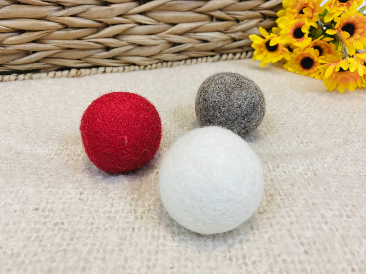 Felt Ball Cat Toys