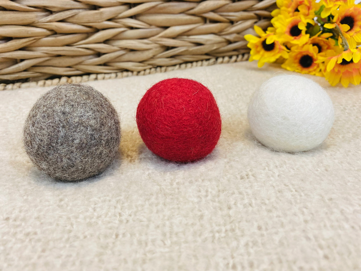 Felt Ball Cat Toys