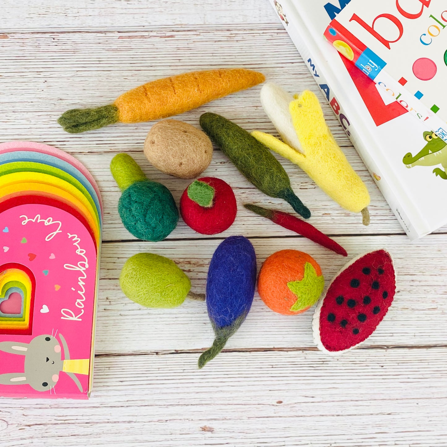 Fruits and Vegetables Sensory Toy Set