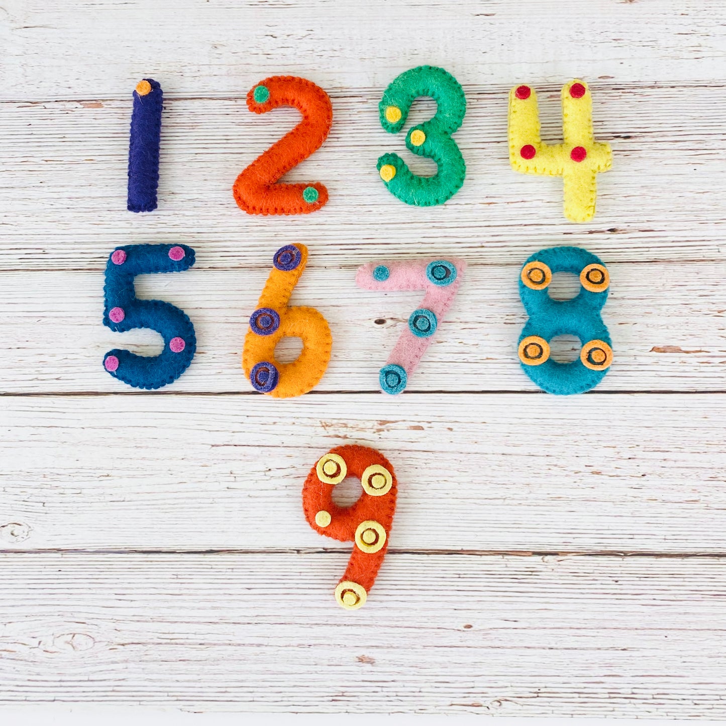 Felted Sensory Math Toy